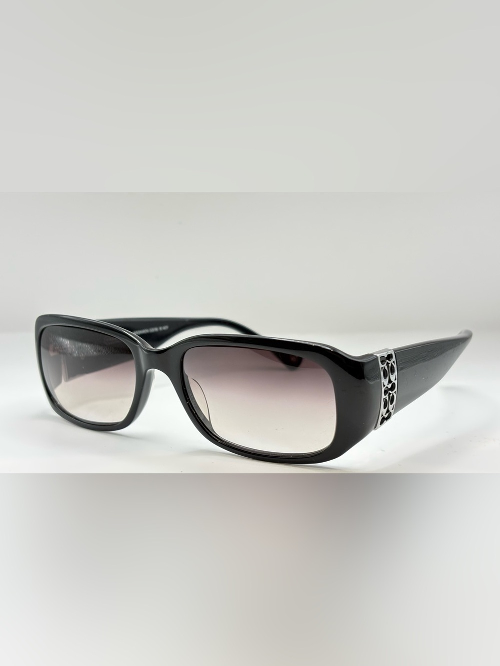 Coach Bronwen S829 Black Oval Sunglasses Frames Only - Picture 2 of 9